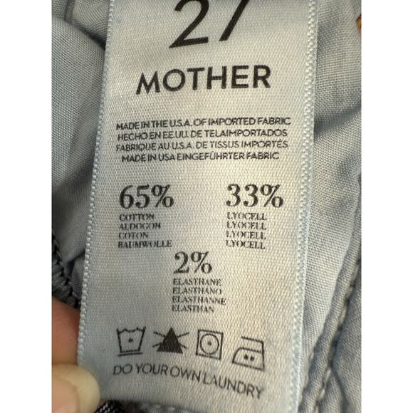 Mother Jeans Womens Size 27 Blue Denim The Looker in Deja Vu USA Made Skinny - Picture 10 of 15